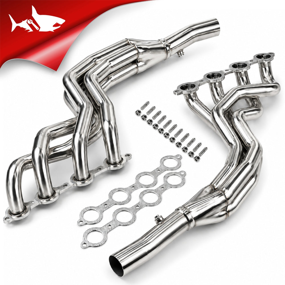 Long Tube Headers for 2010-2015 Chevrolet Chevy Camaro SS LS3 6.2L V8 Flashark
