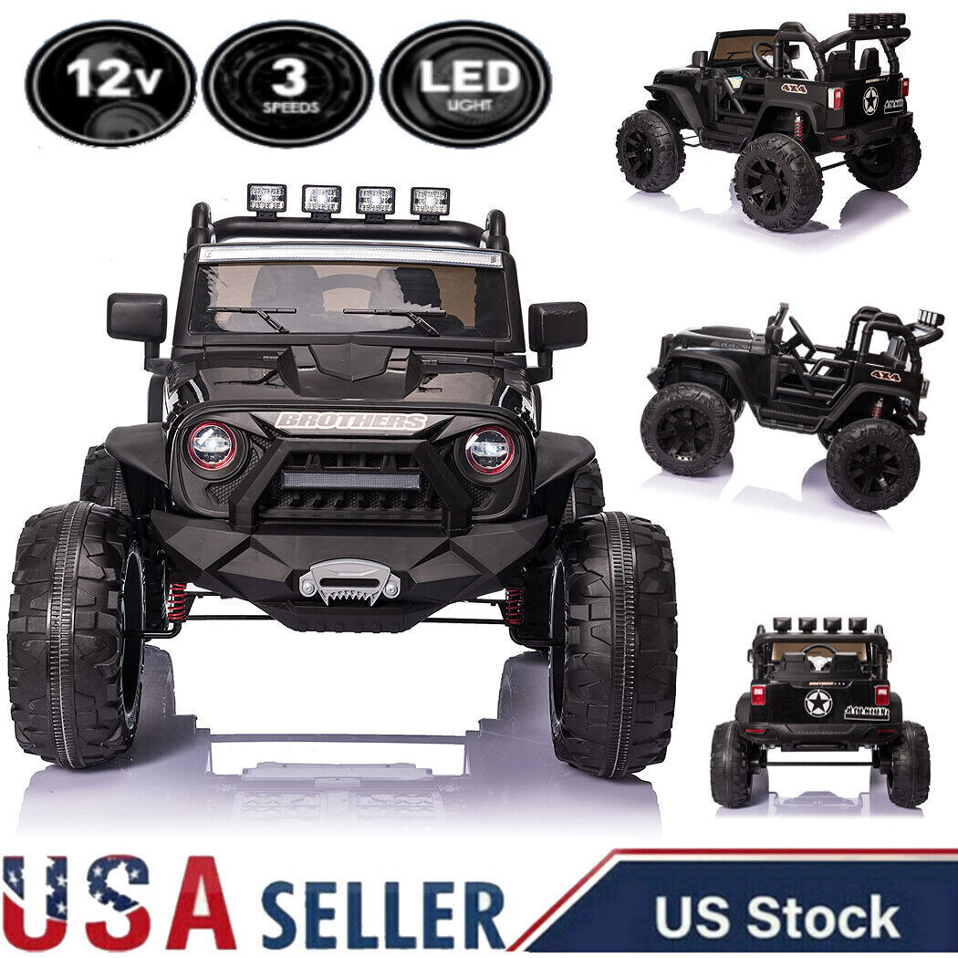 2-Seater 24V 400W Electric Ride-On Truck with Remote Control for Kids