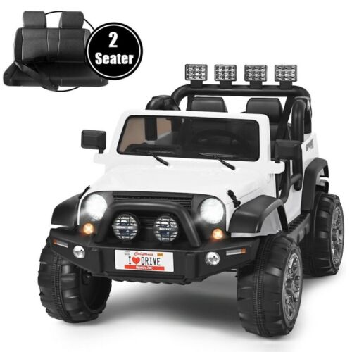 2-Seater Electric Toy Truck Jeep for Kids with Remote Control - 12V Ride On Car