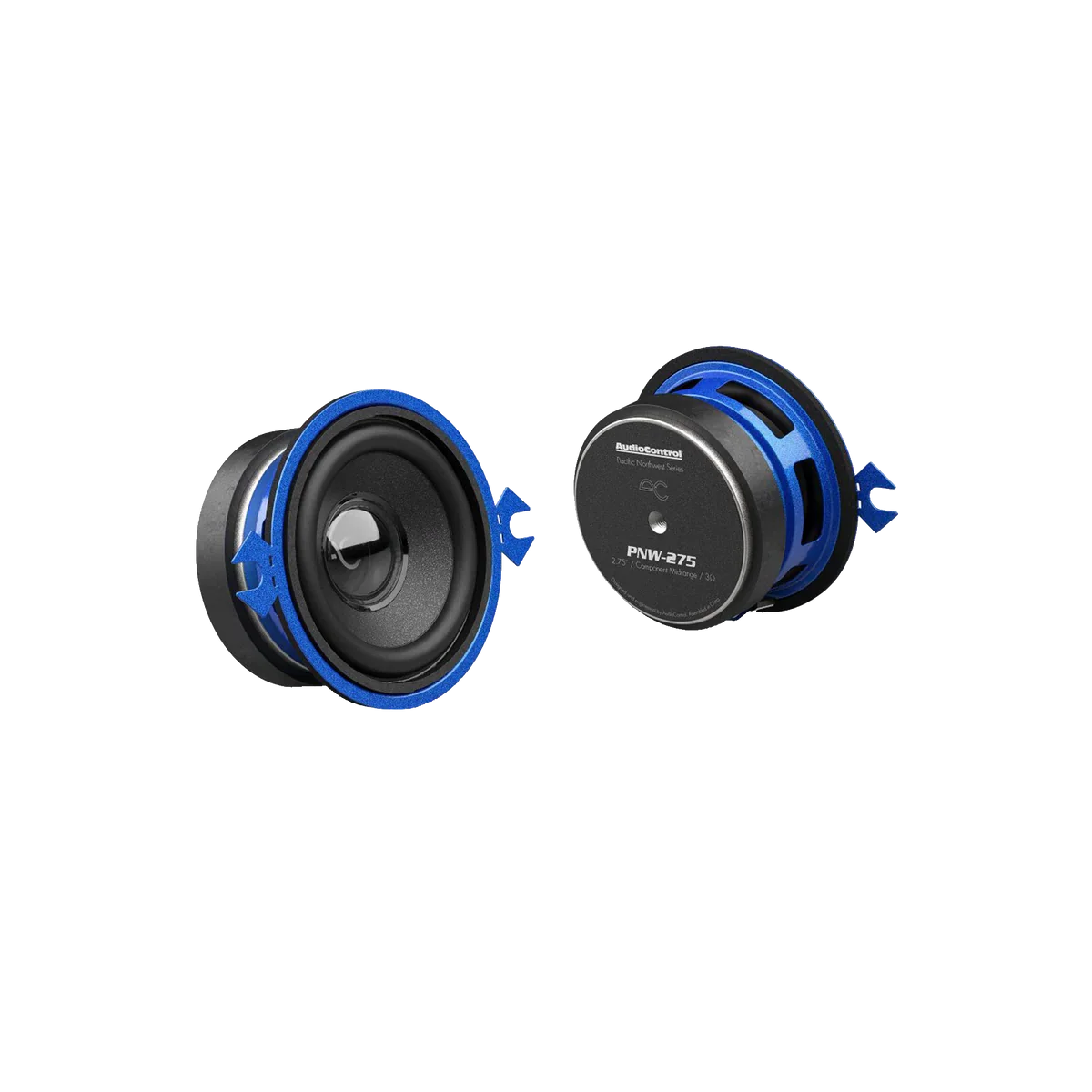 AudioControl PNW-275 | 2.75" 25W Component Midrange Speakers 3-Ohm (Pair) AudioControl