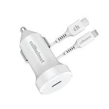 20-Watt Power Delivery Car 3 ft Charger + USB-C Cable with Lightning Connector TekShack