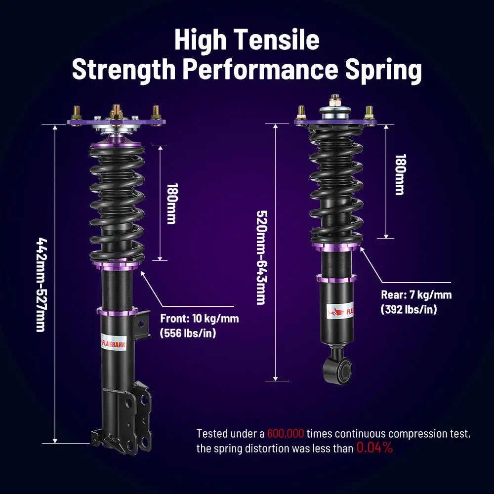2000-2005 Mitsubishi Eclipse Coilover Shock Absorbers Struts 4PCS