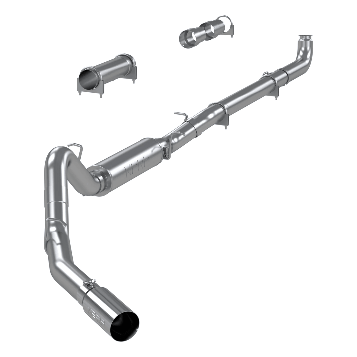 2001-2007 Duramax LB7/LLY/LBZ 304 Stainless Steel 4" Cat-Back Exhaust (S6004304)