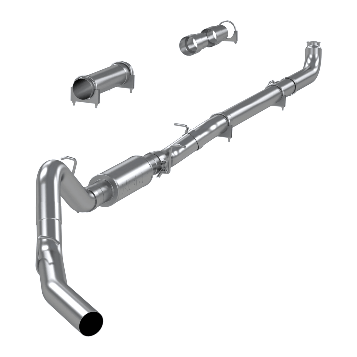 2001-2007 Duramax LB7/LLY/LBZ Aluminized 4" Downpipe Back Exhaust (S6004P)