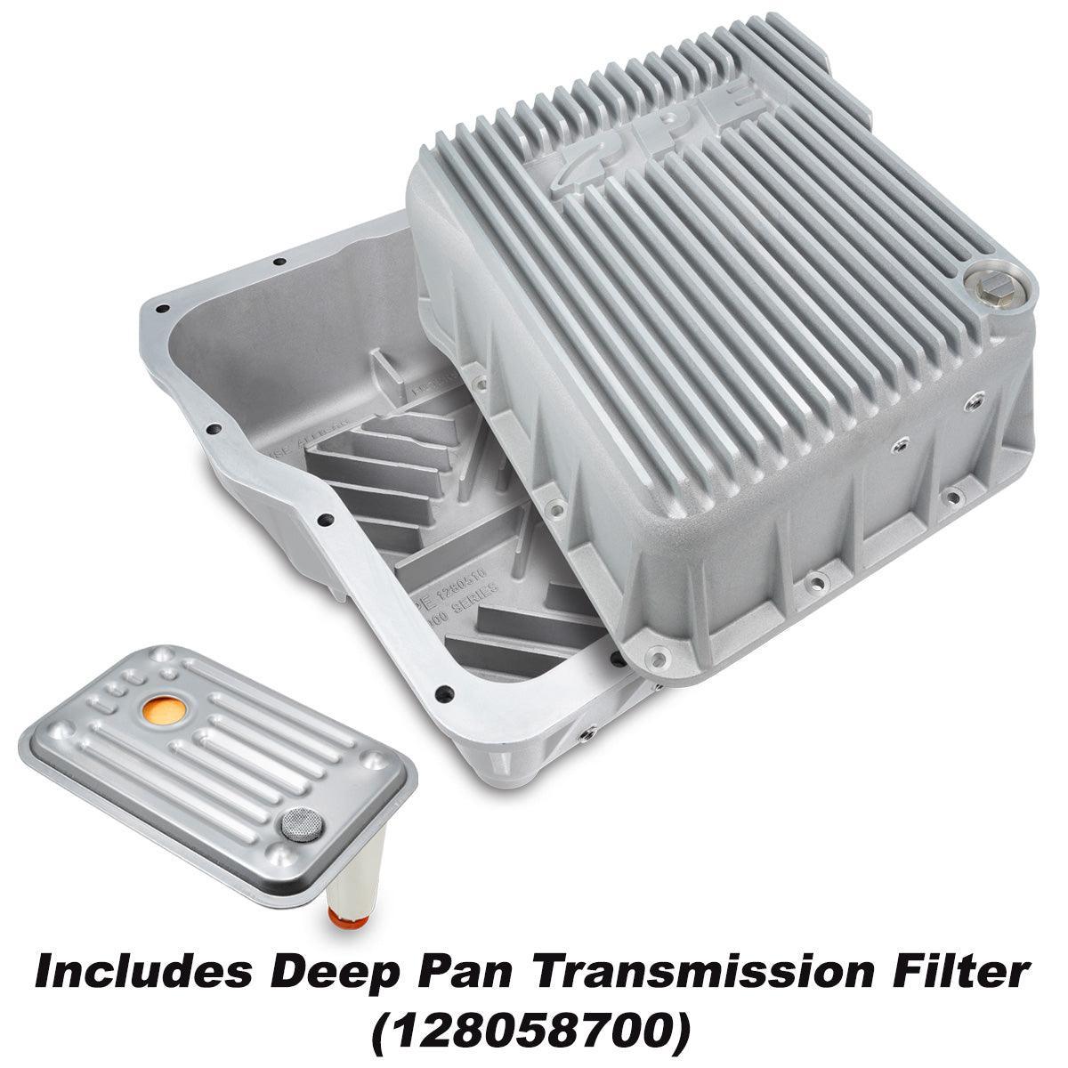 2001-2019 Duramax PPE Deep Allison HD Aluminum Transmission Pan (128051010)