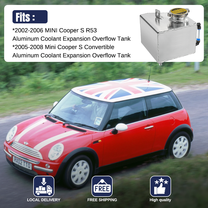 2002-2008 MINI Cooper Aluminum Coolant Reservoir Flashark