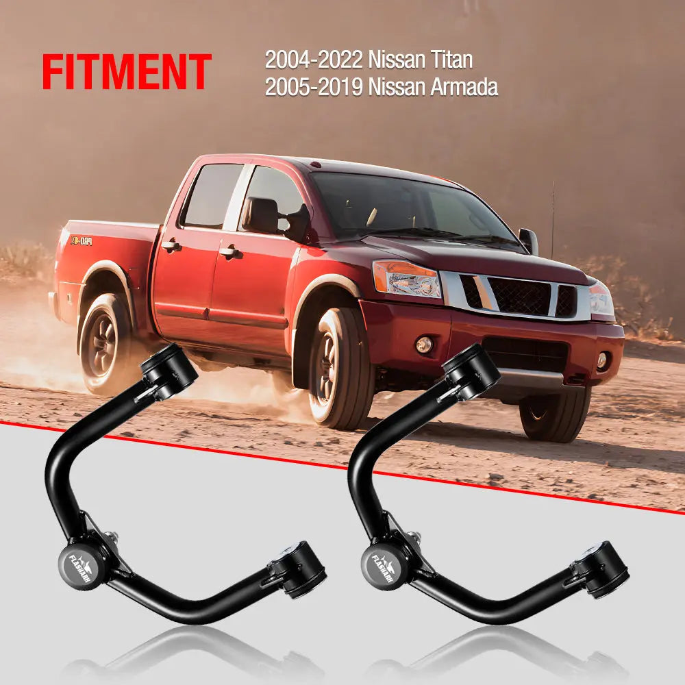 Lifted Front Upper Control Arms for 2004-2015 Nissan Titan/2005-2019 Nissan Armada/2004-2010 Infiniti QX56 2 Inch-4 Inch