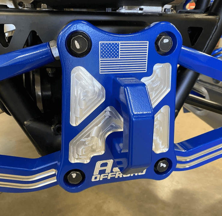 Polaris Pro R / Turbo R Billet Radius Rod Plate / Pull Plate
