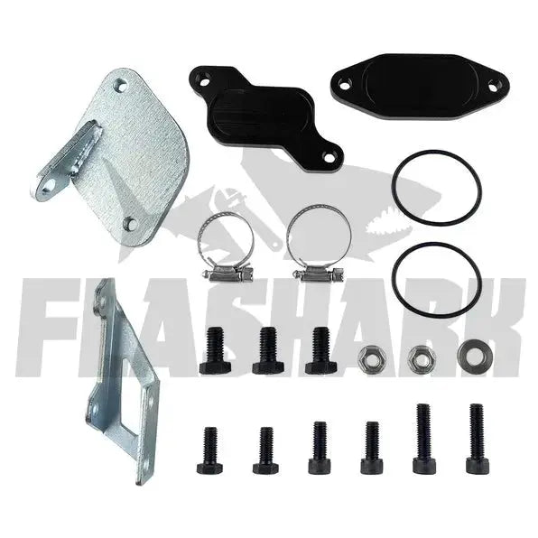 For 2006-2007.4 6.6L Chevrolet Silverado Classic GMC Duramax LBZ Diesel EGR Valve Cooler Delete Kit (Ordinary)