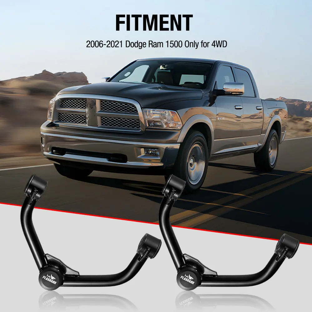 2006-2022 Dodge RAM 1500 4WD Lifted Front Upper Control Arms 2 Inch-4 Inch