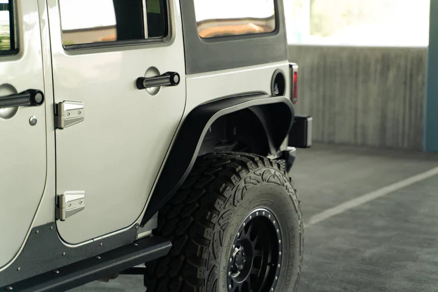 DV8 Offroad 07-18 Jeep Wrangler JK Front & Rear Slim Fenders