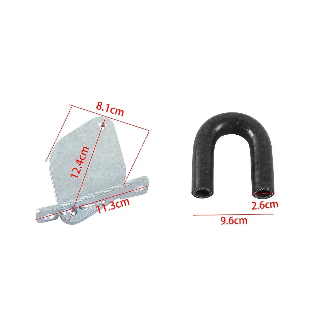For 2007.5-2010 6.6L Chevy Silverado GMC Sierra Duramax LMM Diesel EGR Delete Kit (Upgraded) Flashark