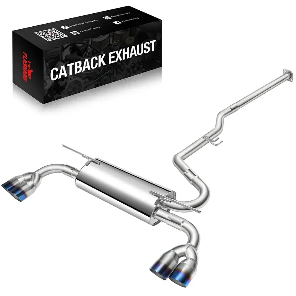 2009-2014 Hyundai Genesis Coupe 2.0L Catback Exhaust System w/ N1 Burnt Quad Tip