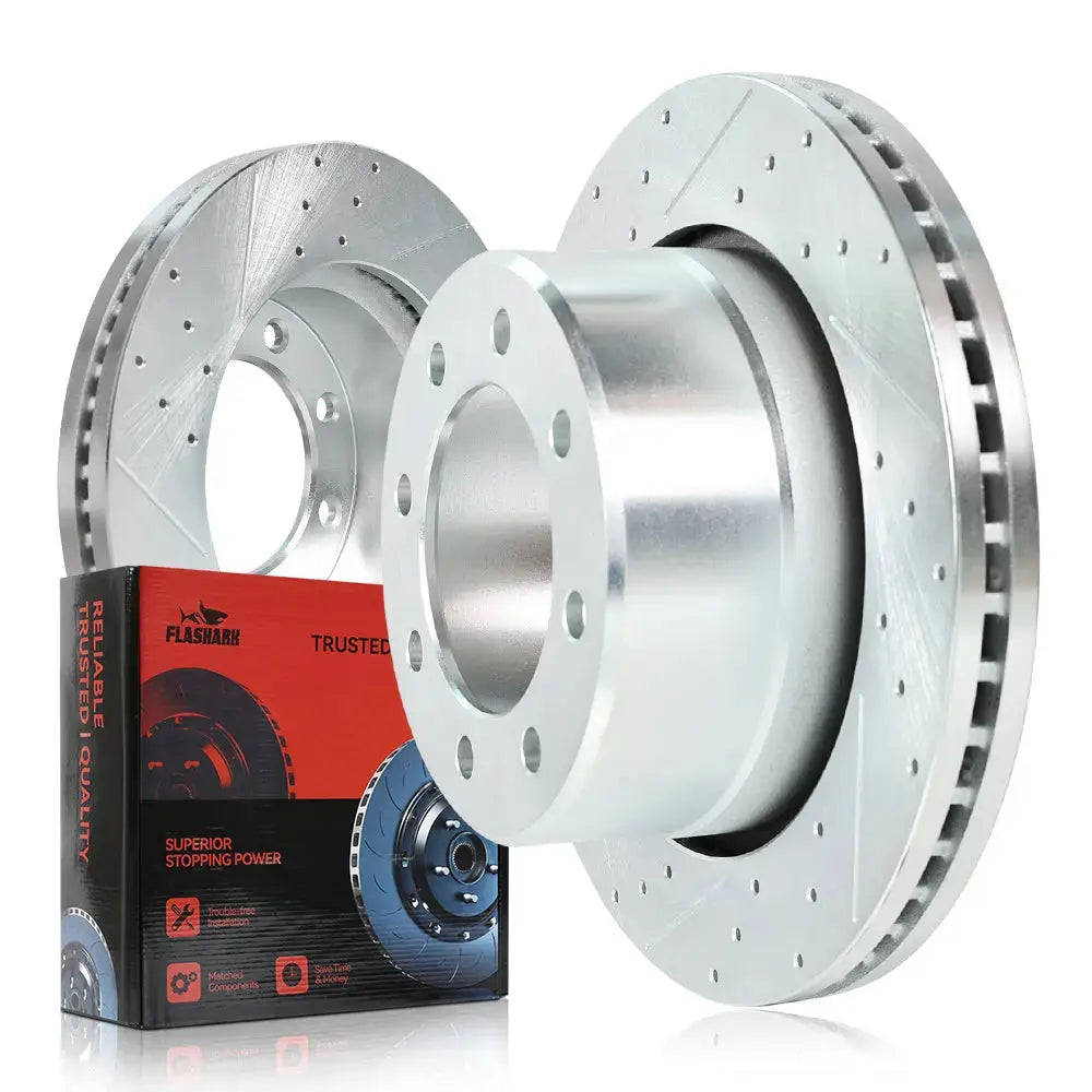 For 2009-2018 Dodge Ram 2500 3500 Brake Rotors and Pads Kit - Front and Rear