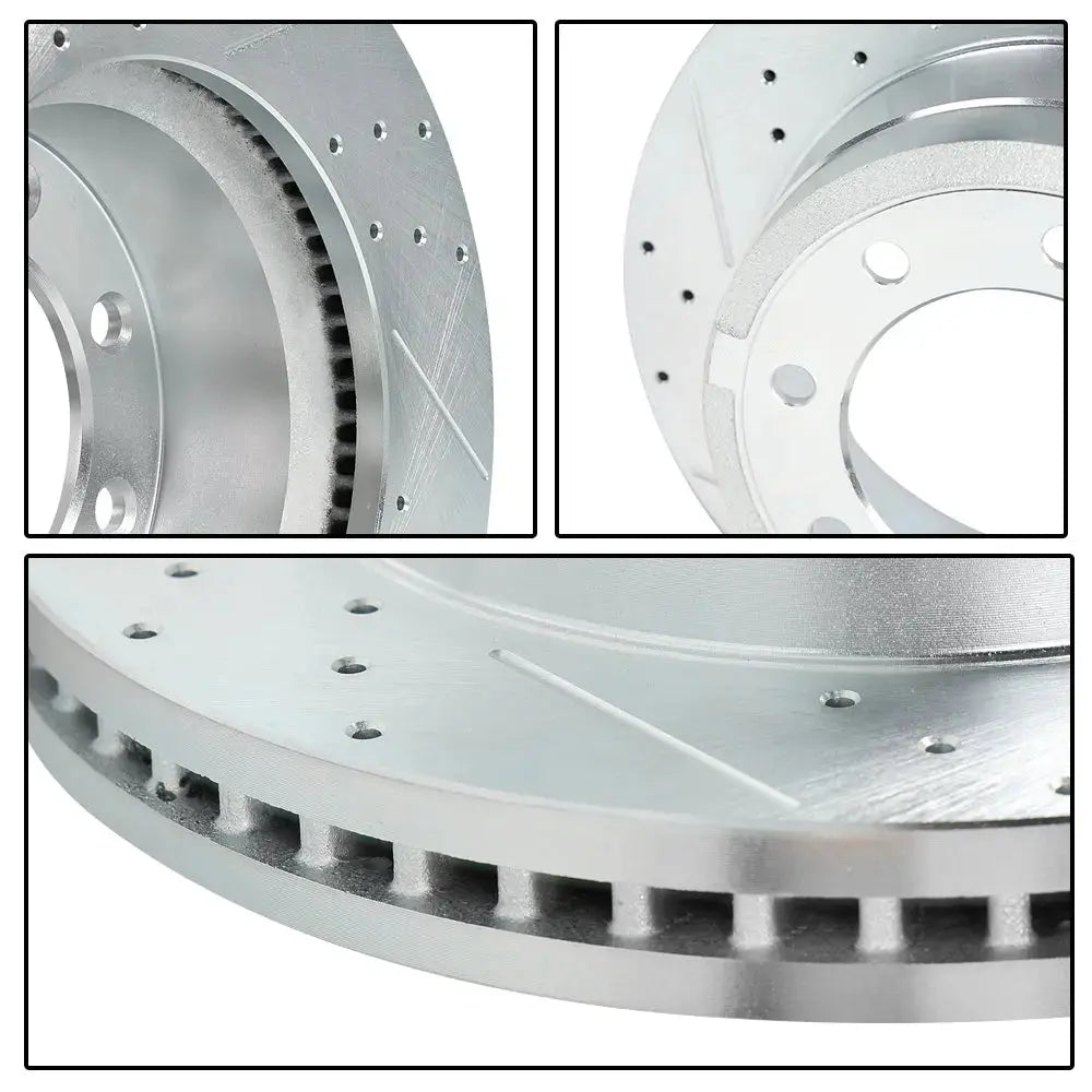 For 2009-2018 Dodge Ram 2500 3500 Brake Rotors and Pads Kit - Front and Rear