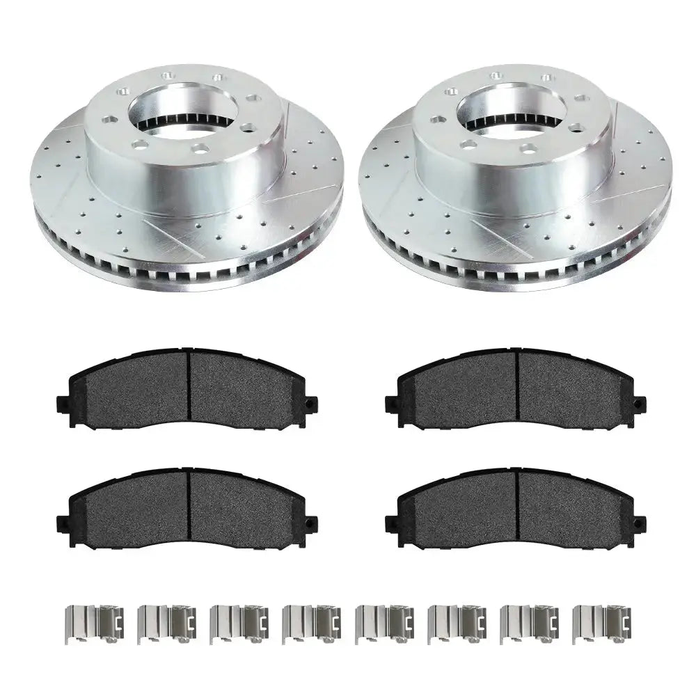 For 2009-2018 Dodge Ram 2500 3500 Brake Rotors and Pads Kit - Front and Rear
