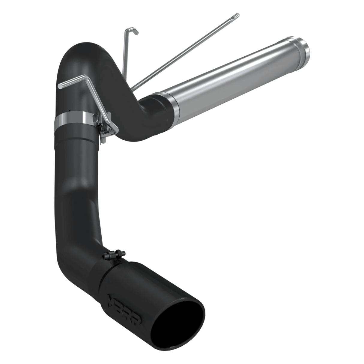 2010-2012 Cummins 6.7L Black Coated 4" DPF Back Exhaust (S6130BLK)