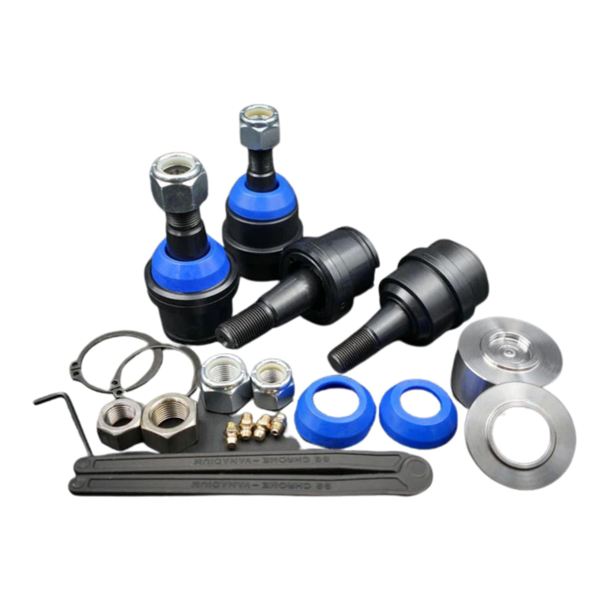2010-2013 Cummins 6.7L Set of 4 Oversized Upper and Lower Ball Joint Kit (7467L.1-7460.1-KIT)