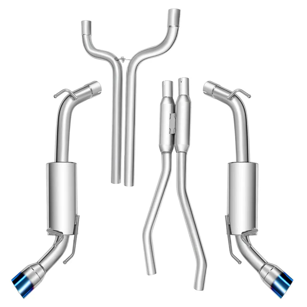 2010-2015 Chevrolet Chevy Camaro Catback Exhaust w/ N1 Burnt Tip 3.6L V6 2DR Flashark