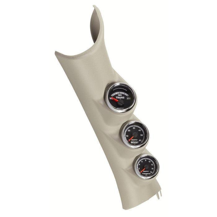 2010-2018 Cummins 6.7L Factory Match Triple Gauge Pillar Kit (7089)