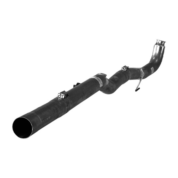 2011-2015 Duramax LML 4"Cat & DPF Race Pipe No Muffler (431015)