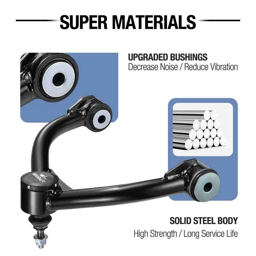 2011-2019 Chevy Silverado GMC Sierra 2500 3500HD Lifted Front Upper Control Arms 2 Inch-4 Inch