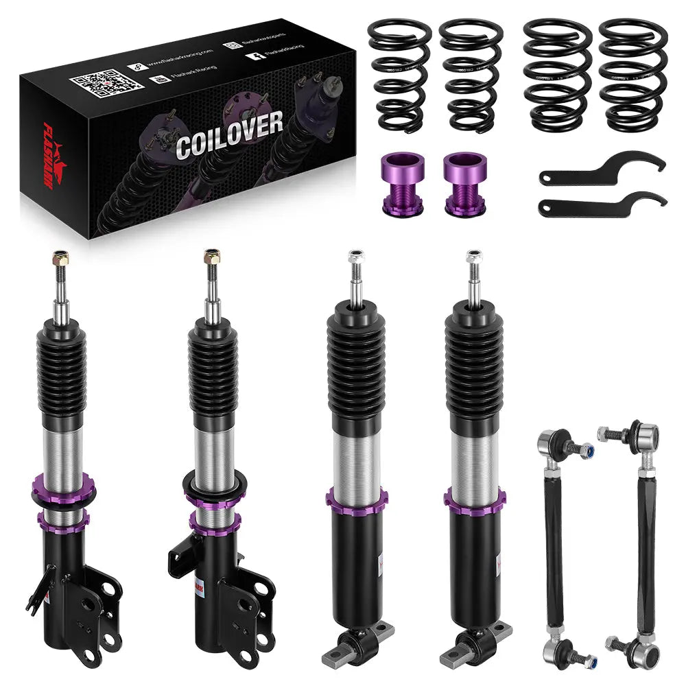 2013-2020 Ford Fusion Coilover Shock Absorbers Struts w/ 32-Way Damping Force Adjustment