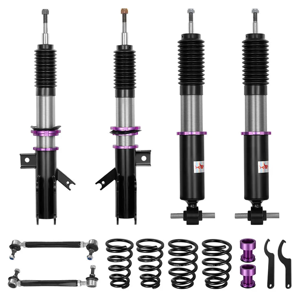 2013-2020 Ford Fusion Coilover Shock Absorbers Struts w/ 32-Way Damping Force Adjustment