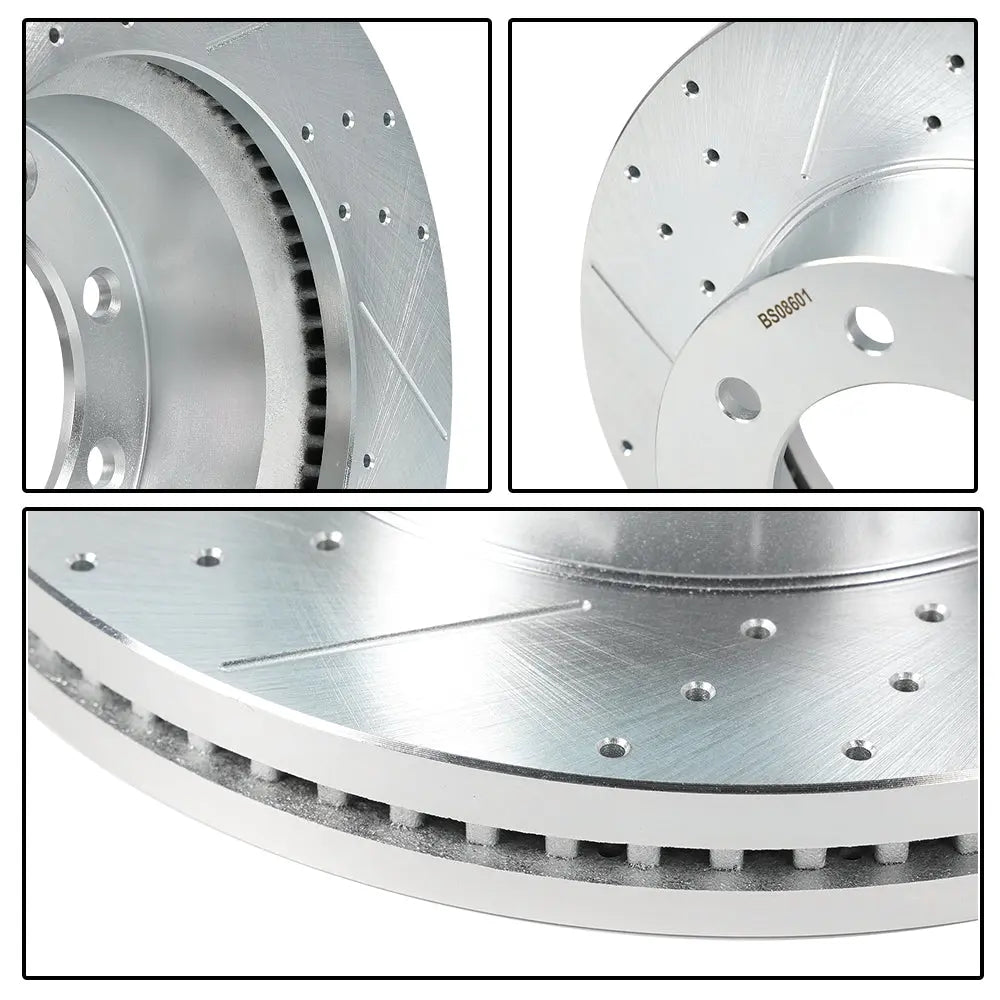 For 2013-2022 Ford Super Duty F250 F350 Brake Rotors and Pads Kit - Front and Rear