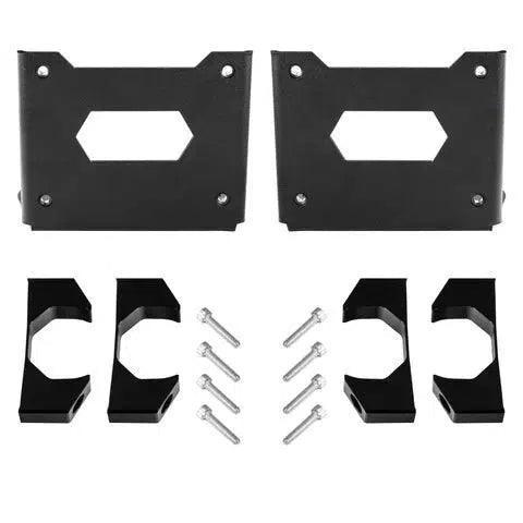 2014+ Cummins 6.7L Kryptonite Death Grip Front Shock Reservoir Mount Kit (KRSM14-50)