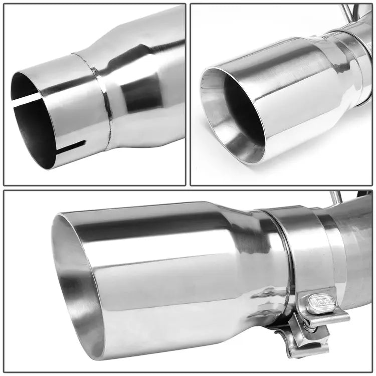 Catback Exhaust System For 2015-2023 Ford Mustang 2.3L EcoBoost W/ N1 Muffler Tip Flashark