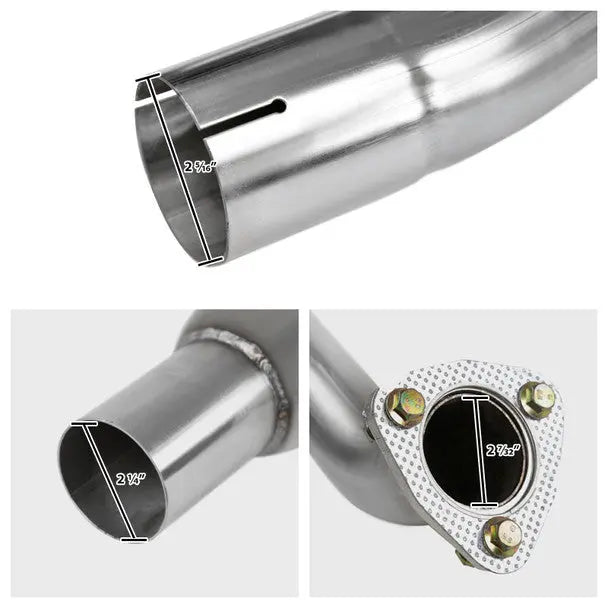 2016-2021 Honda Civic Sedan 1.5L Turbo Catback Exhaust System w/ N1 Tip Flashark