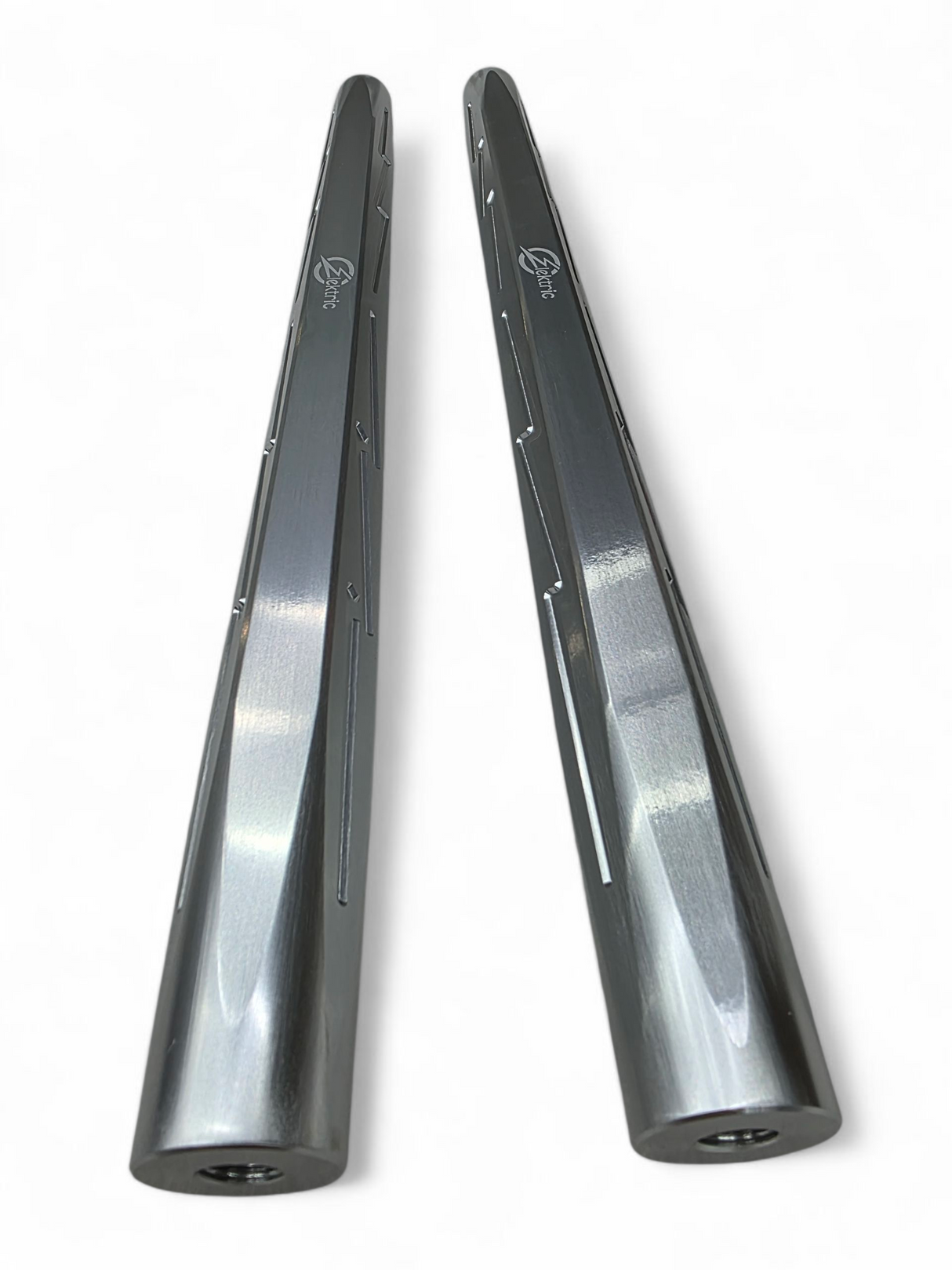 2017+ Can Am X3 Maverick Billet Tie Rods Anodized Clear (RS 72" Model Only) www.elektricoffroad.com