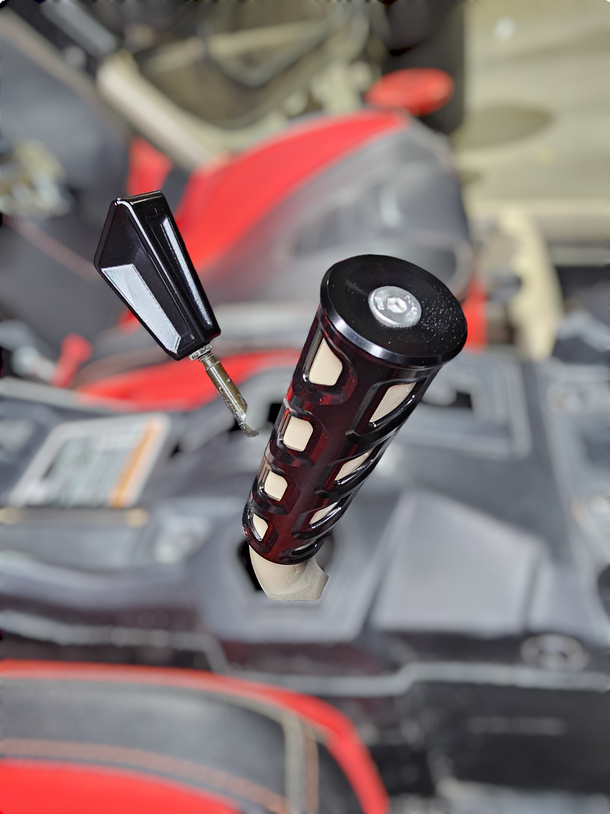2017 to Current Can-Am X3 Maverick EOD Grab Handle Anodized Black Finish www.elektricoffroad.com