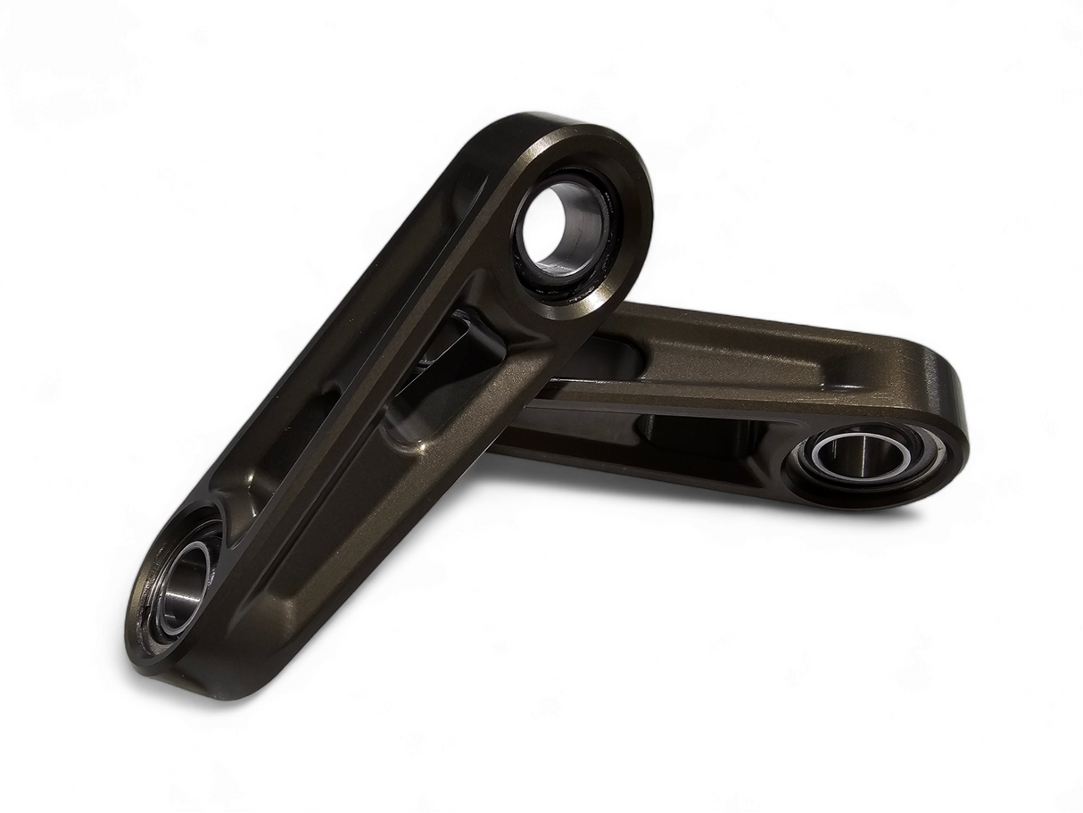 2017 to Current Can Am X3 Maverick Volt Front Sway Bar Links with Gunmetal Finish www.elektricoffroad.com