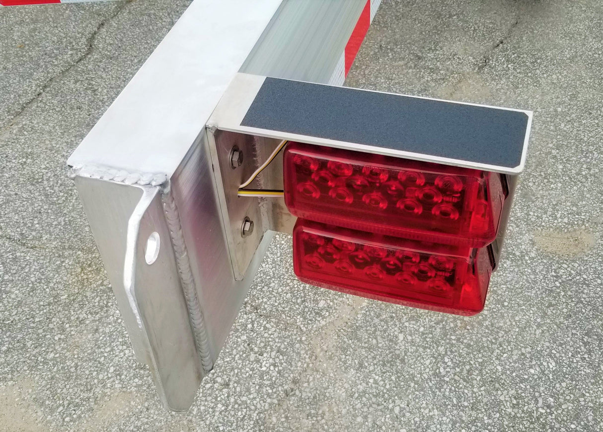 Double Tail Light Bracket, Starboard Side - Includes Stainless Steel Hardware- AmeraTrail Original Equipment
