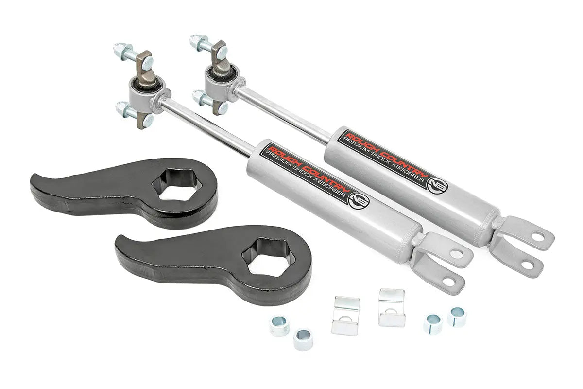 Rough Country 1.5-2 Inch Leveling Kit Chevy/GMC 2500HD/3500HD 2020-2026 9594-config
