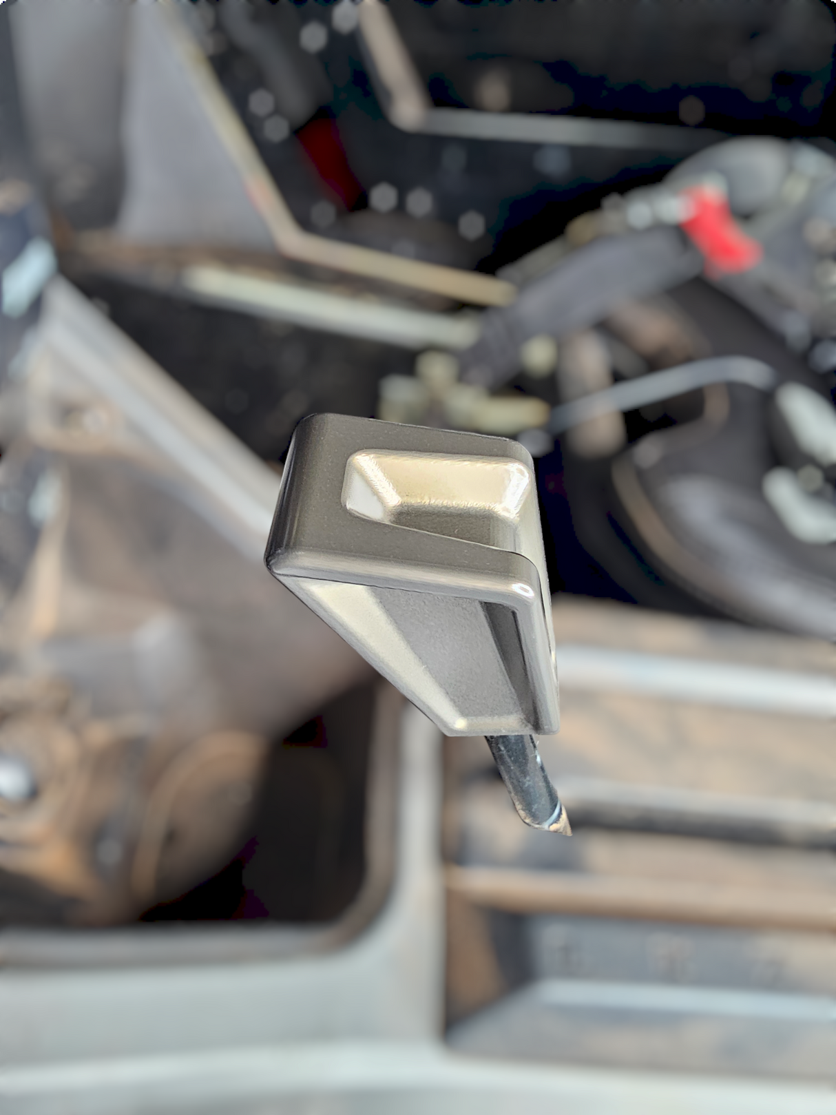 2020 to Current Polaris RZR Pro R, Pro XP, Turbo R, and Xpedition Shift Knob Anodized Gun Metal Finish www.elektricoffroad.com