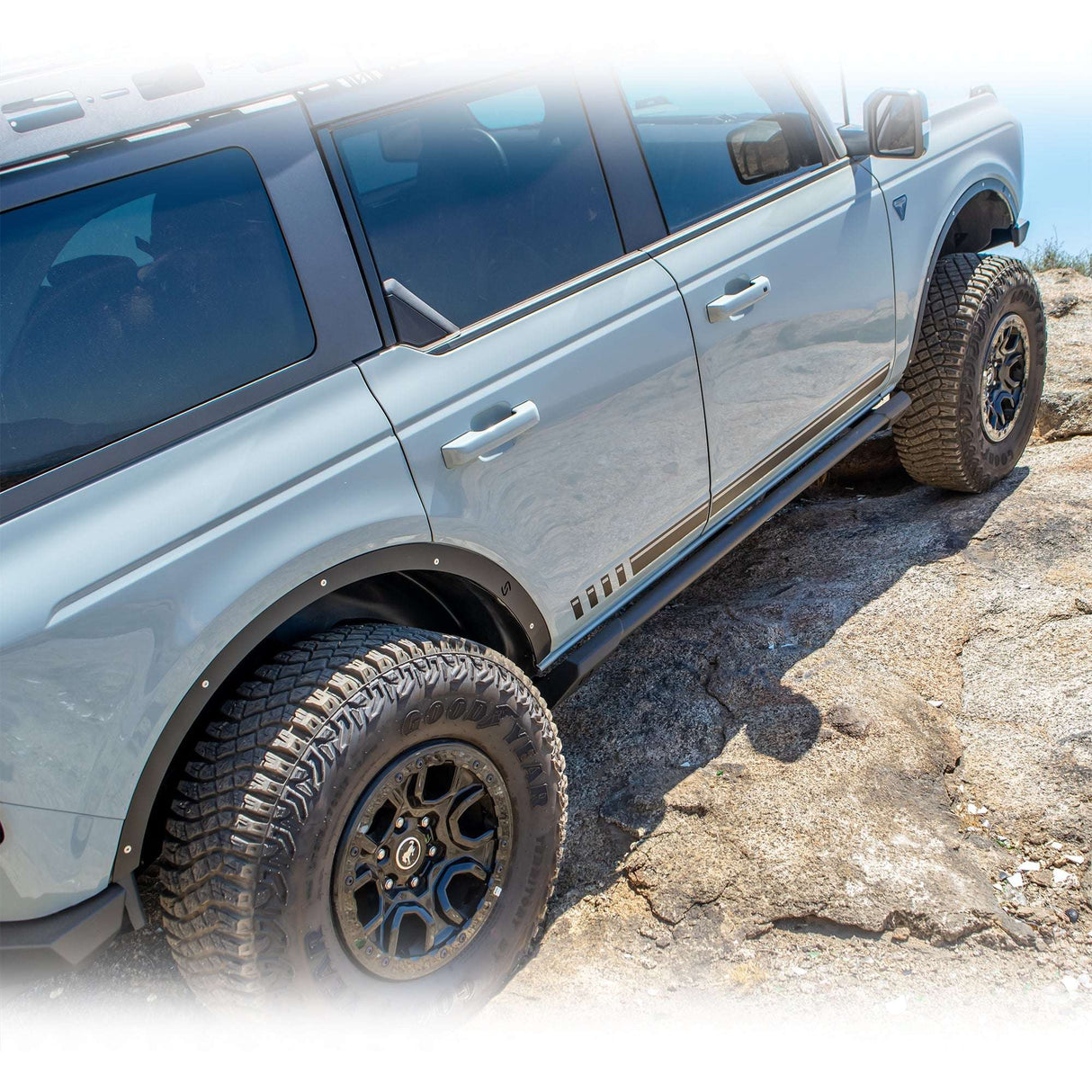 2021-2026 Ford Bronco Rock Sliders 4-Door Turn_Offroad