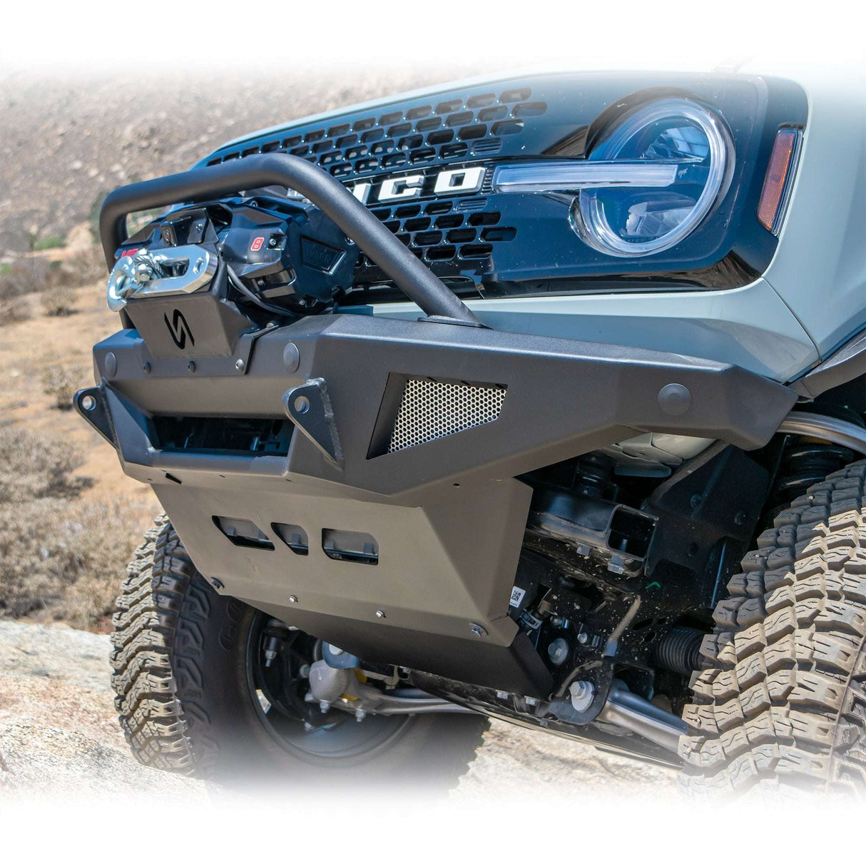 2021-2026 Ford Bronco Skid Plate Turn_Offroad