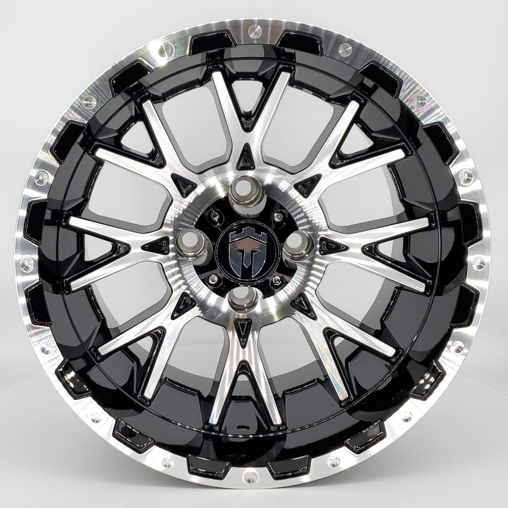 Empire Savage SV4 14x8 | -25 Offset Gloss Black w/ Machined Face