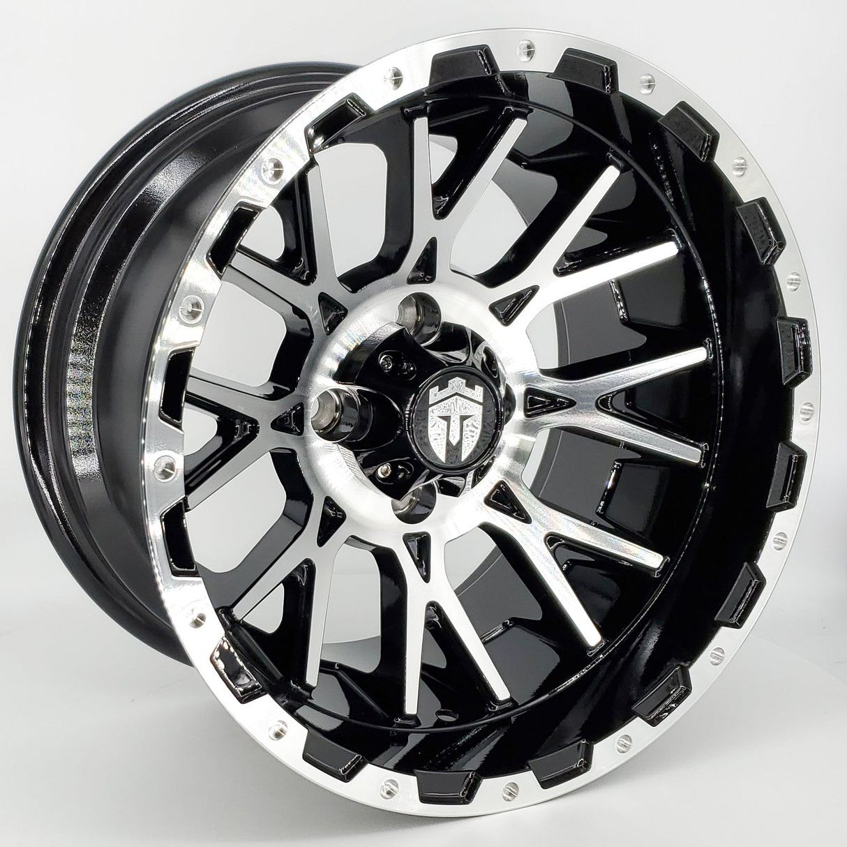 Empire Savage SV4 14x8 | -25 Offset Gloss Black w/ Machined Face