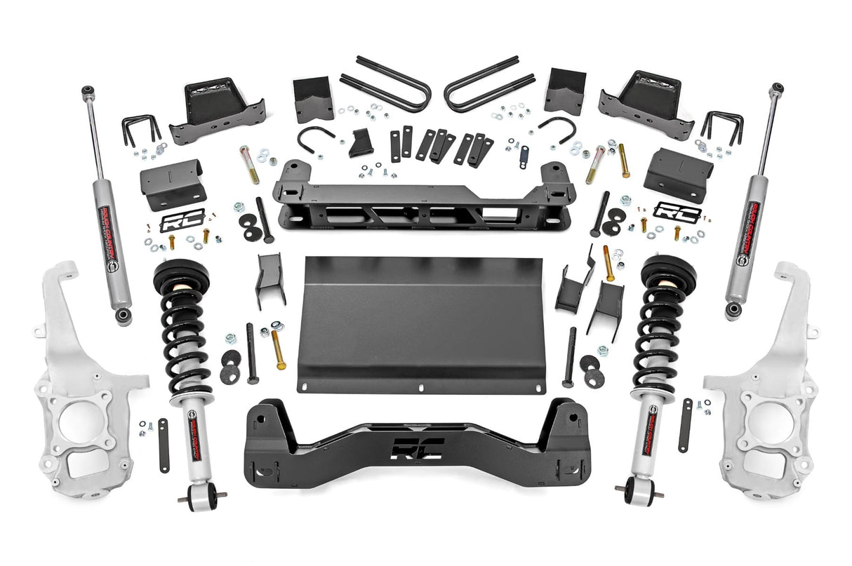 Rough Country 6 Inch Lift Kit Ford F-150 4WD 2021-2026 587-config
