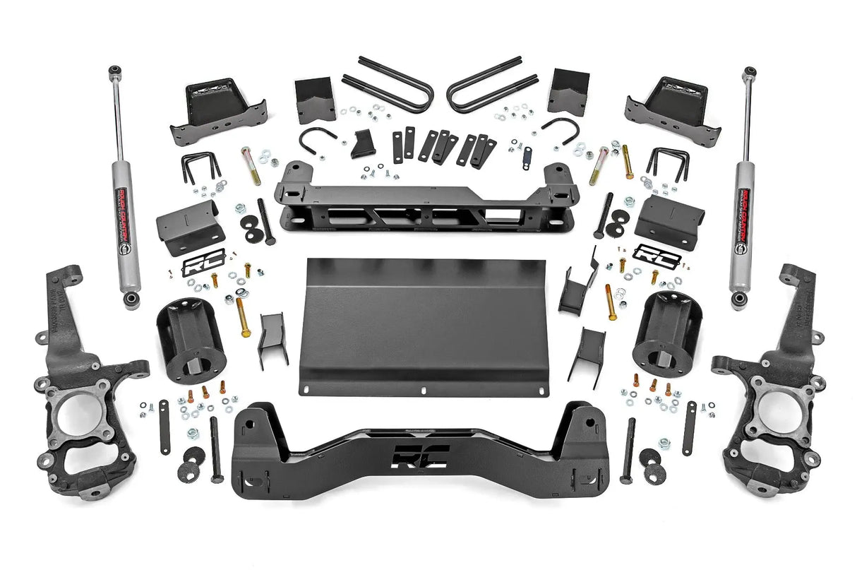 Rough Country 6 Inch Lift Kit Ford F-150 4WD 2021-2026