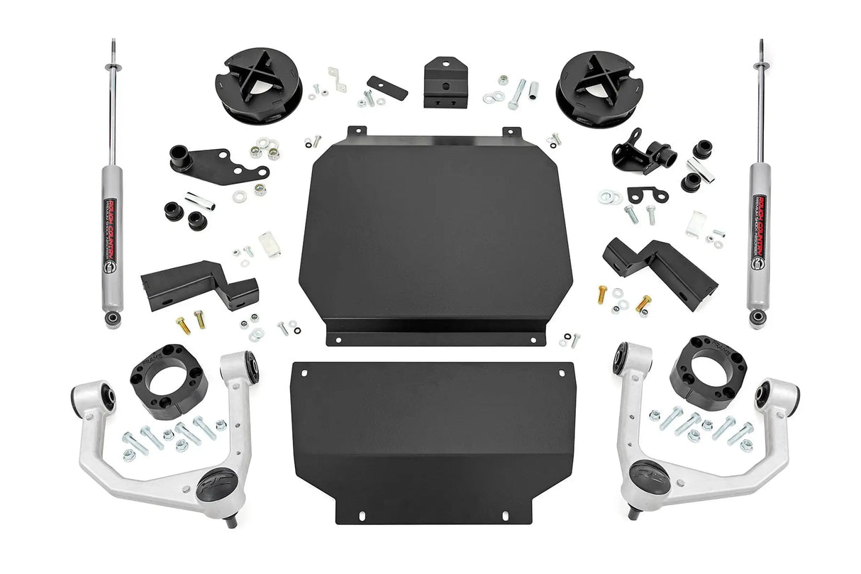Rough Country 3.5 Inch Lift Kit Toyota Tundra 4WD 2022-2026 70331-config