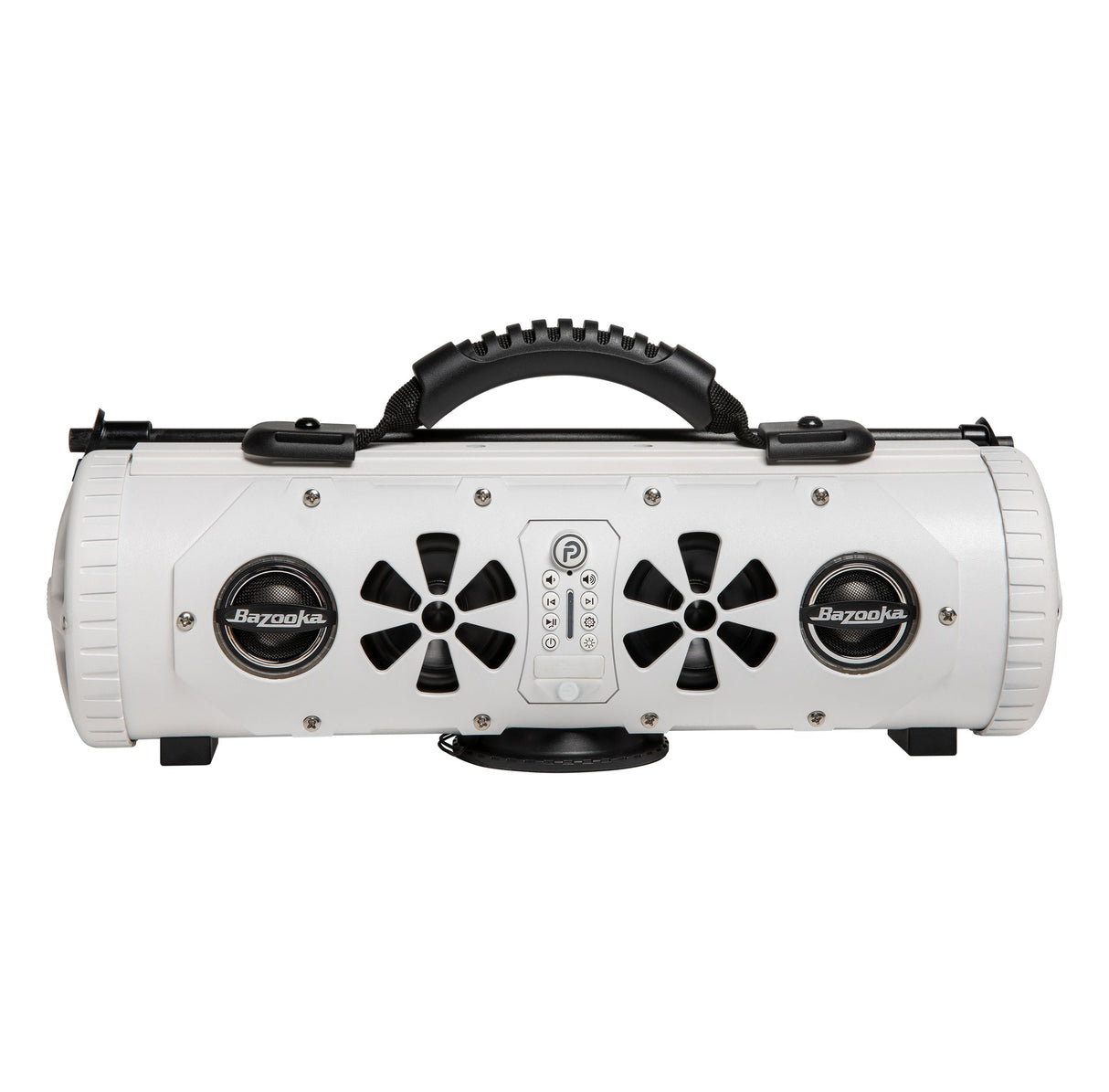 Bazooka G3 Party Bar MINI Portable Bluetooth Speaker | 70 Hours Battery Life | IP66 Waterproof | 450-watt MAX power | RGB-LED Lights | with one-click “Party Button” music-sharing technology | 6 Marine Grade Speakers Bazooka