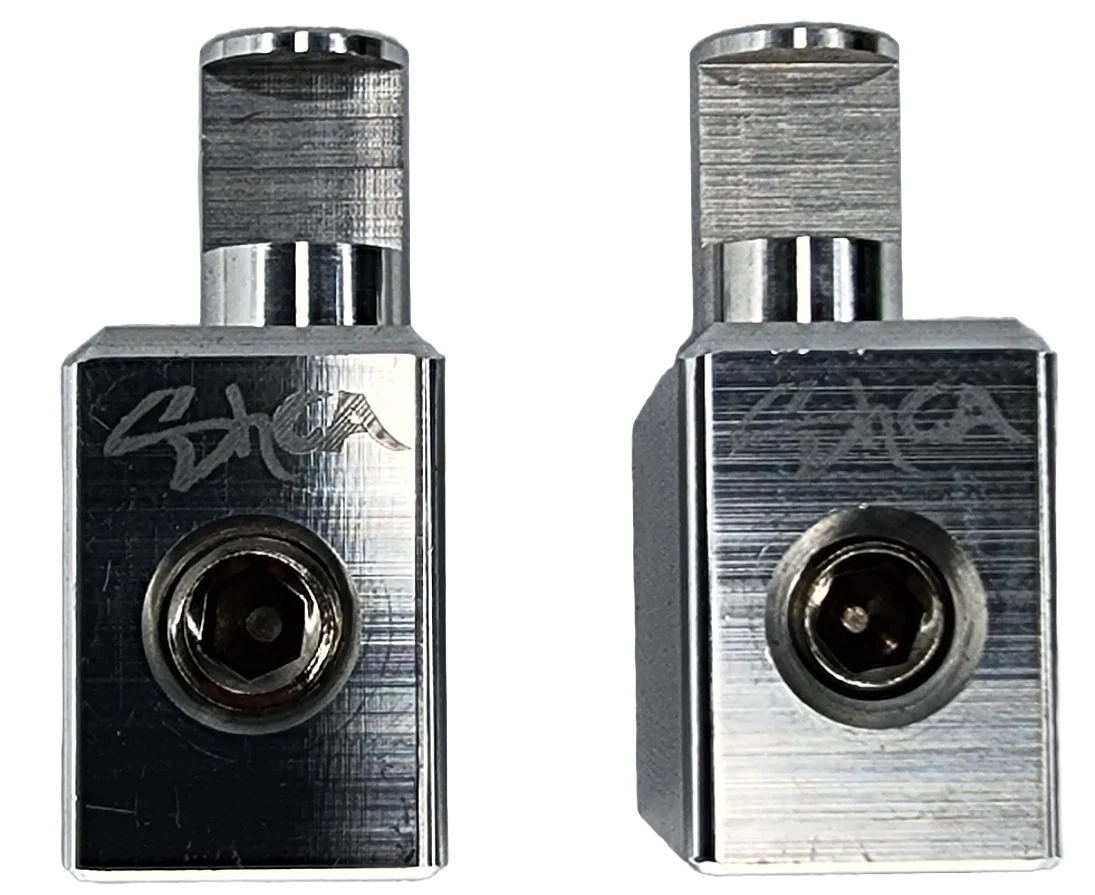 Sky High Car Audio Dual 1/0 AWG to Single 1/0 Amp Input Reducers (Pair)