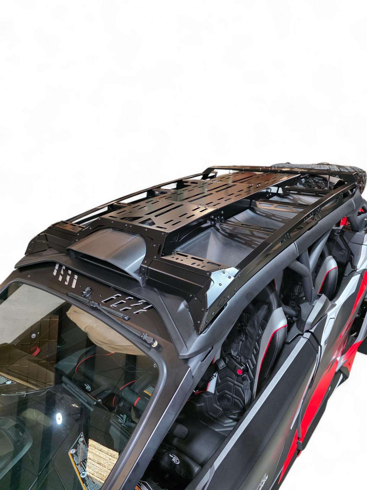 2024+ Can Am Maverick R Max Roof Rack (Works with Can-am Hood Scoop) www.elektricoffroad.com