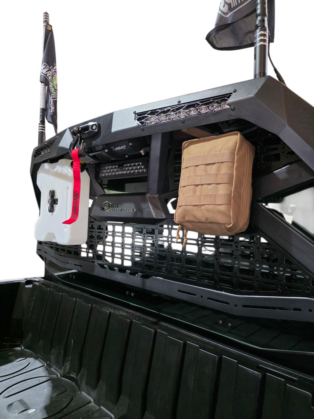 2024+ Polaris Ranger 1500 Headache Rack www.elektricoffroad.com