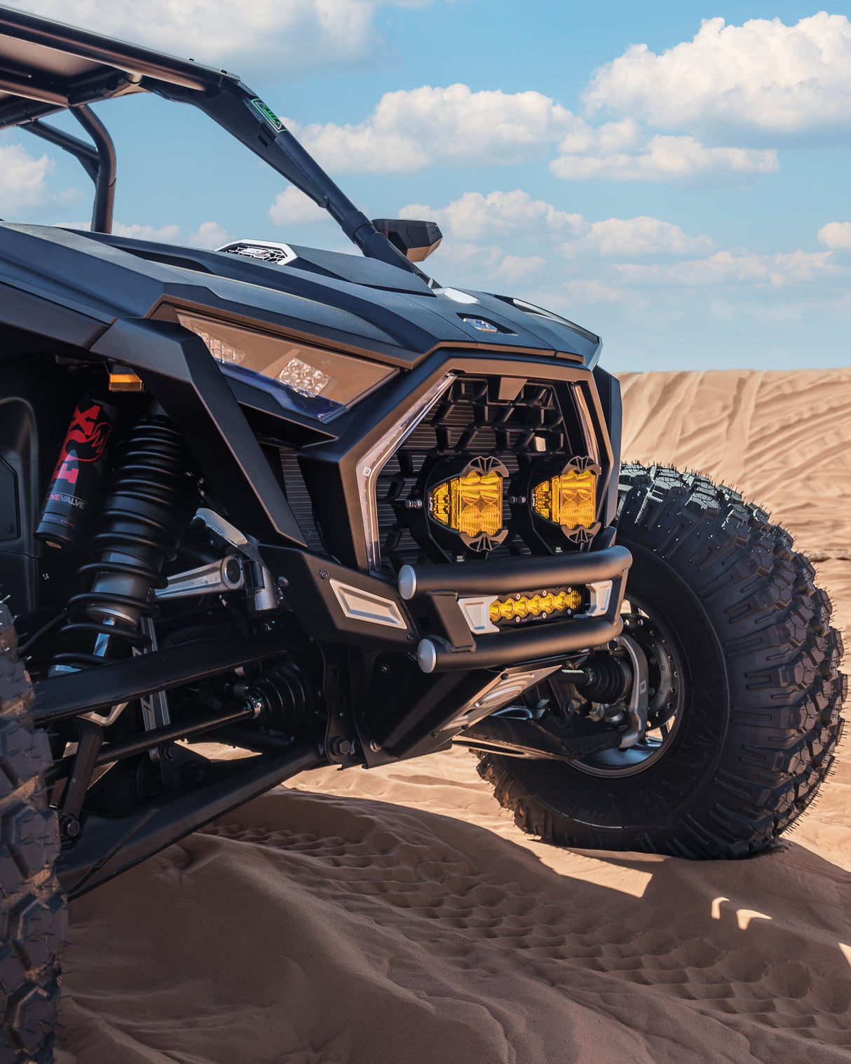 2022 + Polaris Pro R, Pro S, Turbo R Amp Front Bumper www.elektricoffroad.com